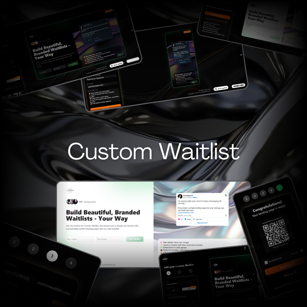 Custom Waitlist thumbnail 1